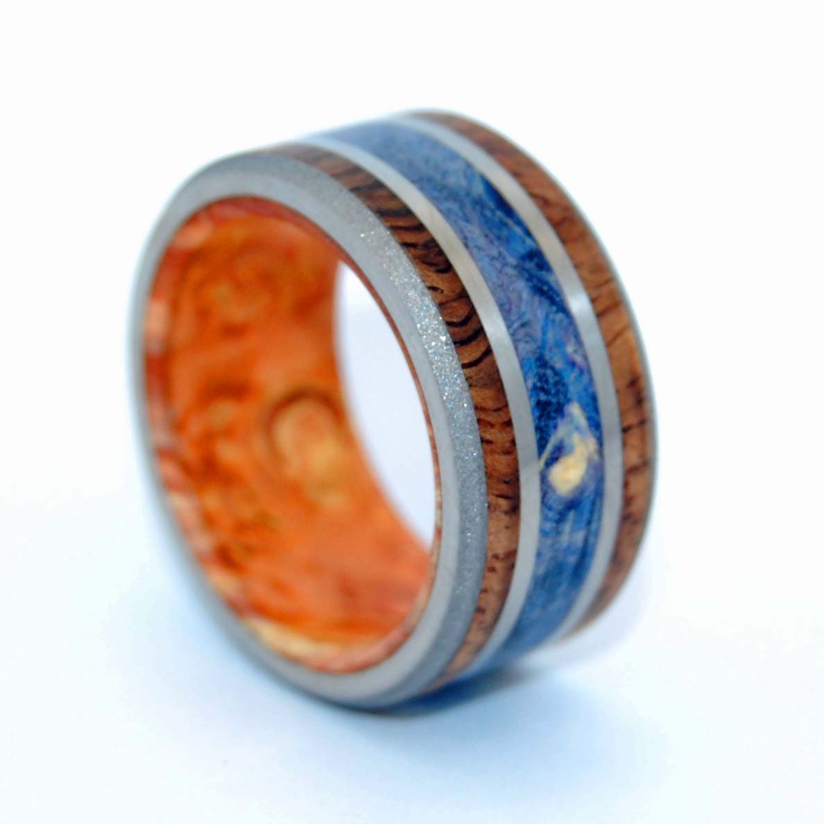 Koa Triumph | Men's Koa Wood Wedding Ring - Minter and Richter Designs