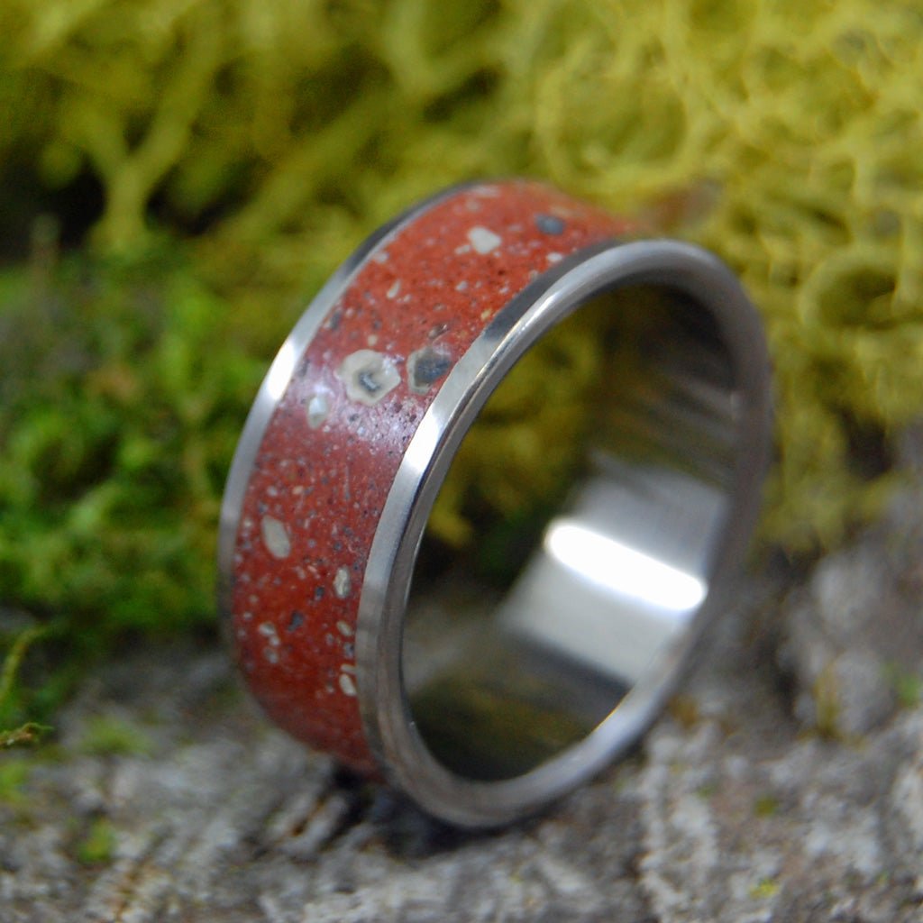 Love Rocks | Size 9.75 At 7.9mm | Titanium Wedding Ring | On Sale - Minter and Richter Designs