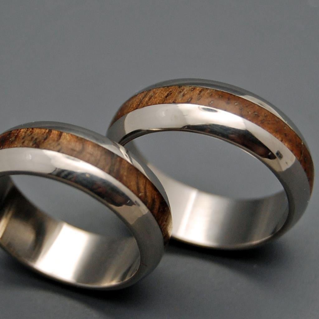 Mahalo | Hawaiian Koa Domed Wooden Wedding Ring - Minter and Richter Designs