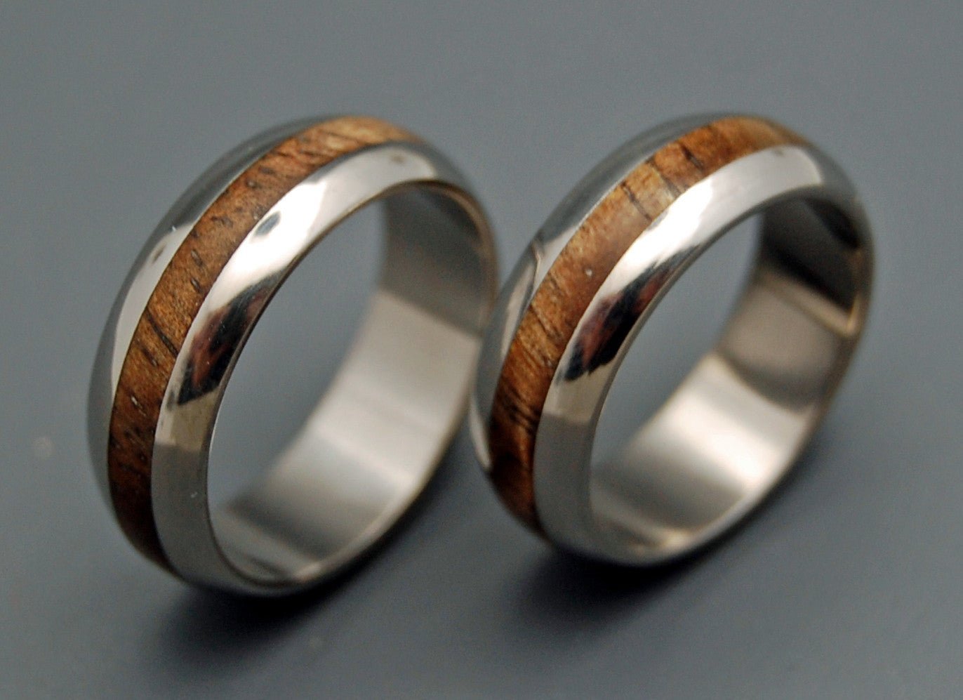Mahalo | Hawaiian Koa Domed Wooden Wedding Ring - Minter and Richter Designs