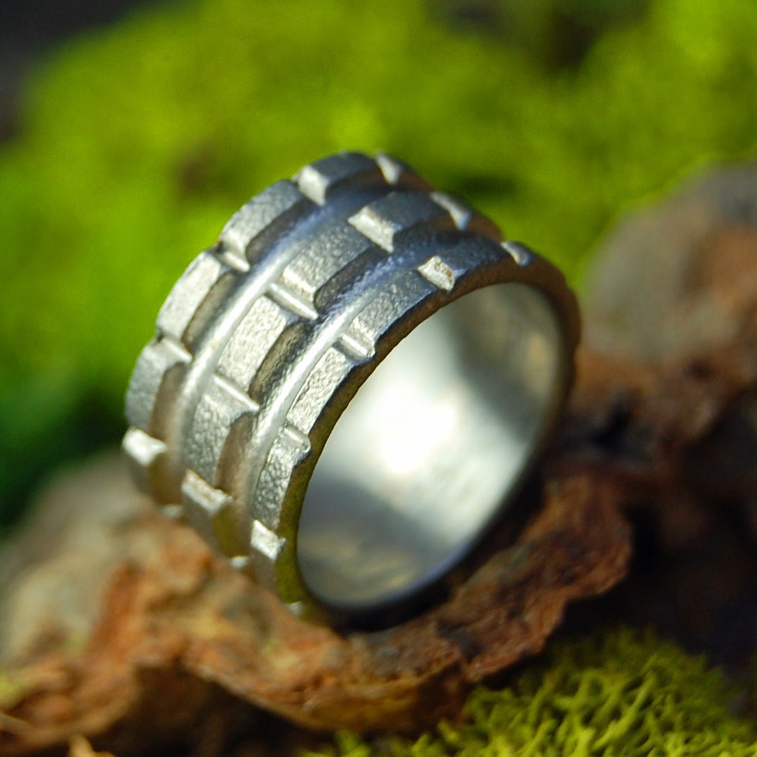 Man with a Plan | Size 5 At 10mm | Titanium Wedding Ring | On Sale - Minter and Richter Designs