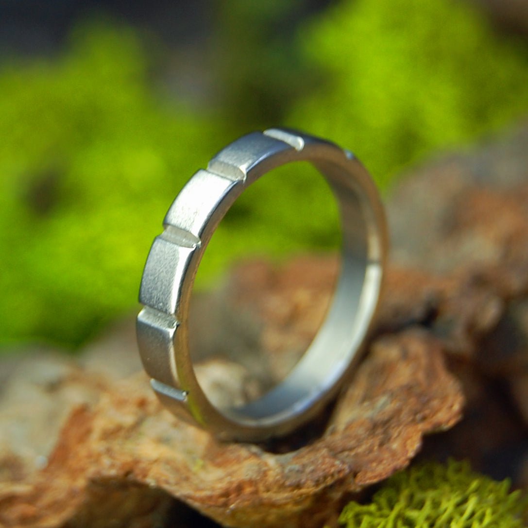 Man with a Plan | Size 5 At 3mm | Titanium Wedding Ring | On Sale - Minter and Richter Designs