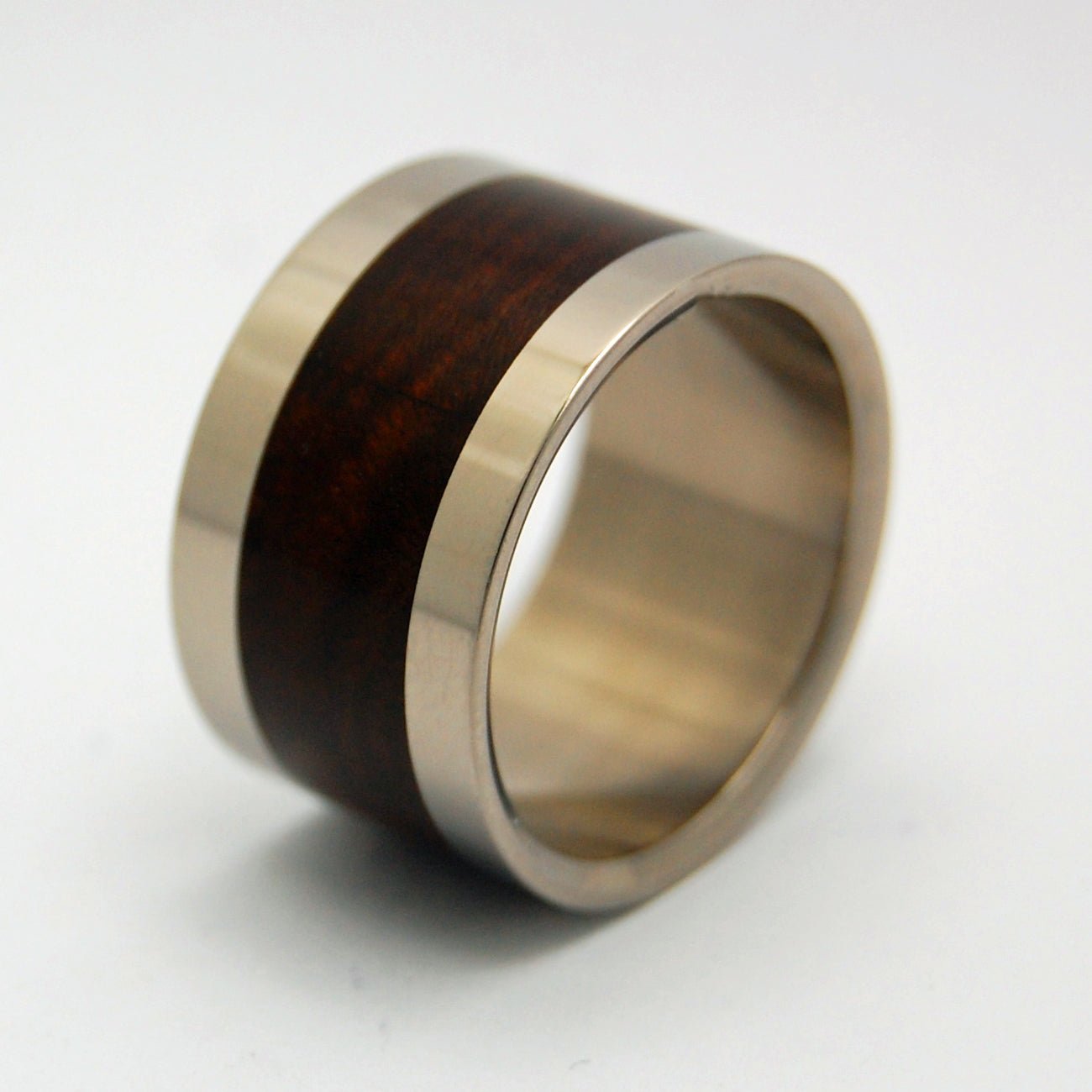 Manzanita In Love | Men's Manzanita Wood & Titanium Wedding Ring - Minter and Richter Designs