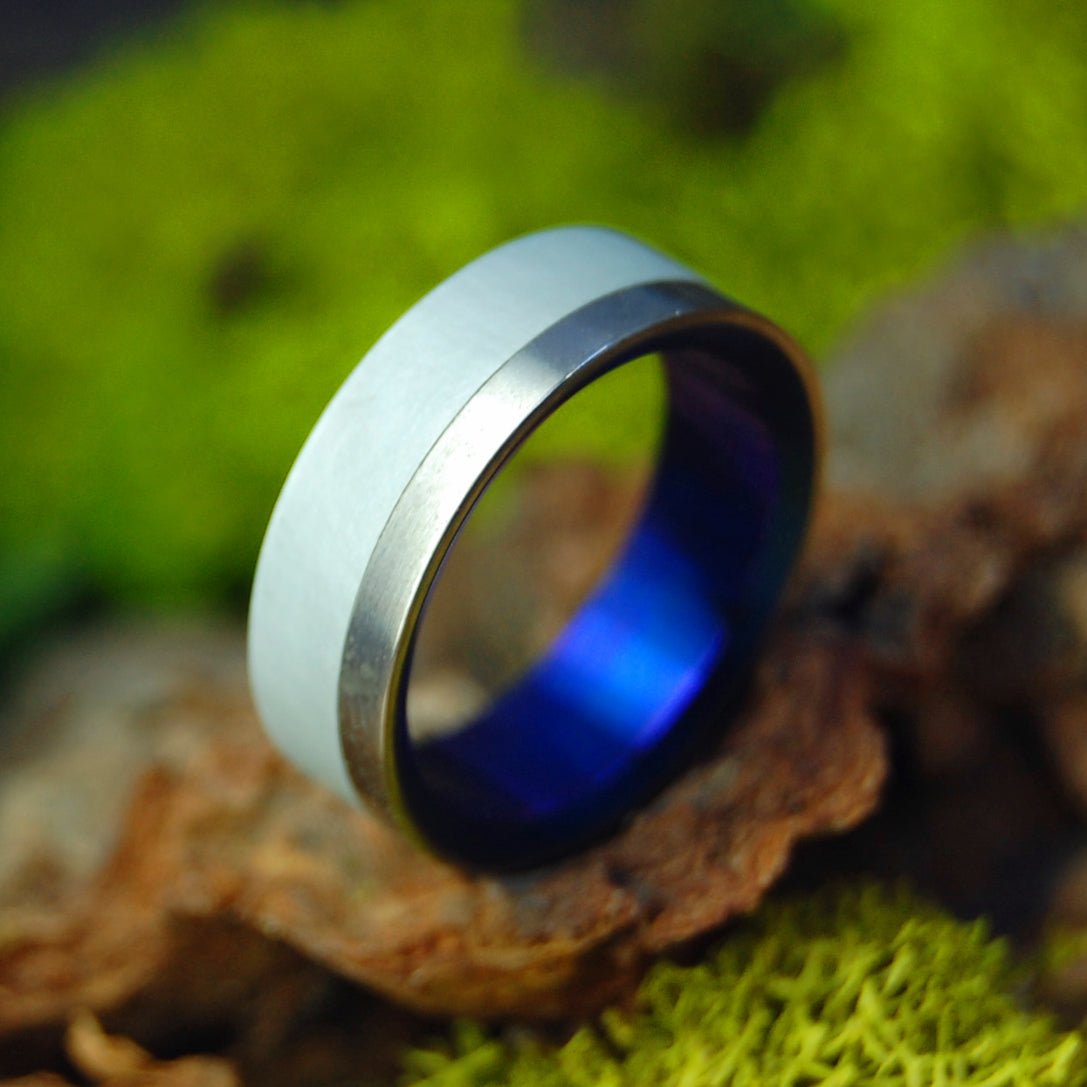 Milky Way | Size 4.75 At 5.6mm | Unique Wedding Band | On Sale - Minter and Richter Designs