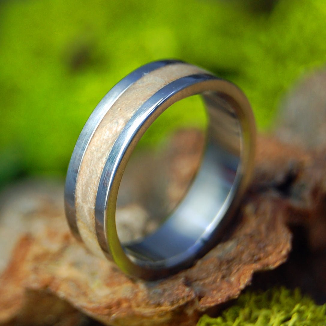 Moon | Size 3.5 At 4.9mm | Unique Wedding Band | On Sale - Minter and Richter Designs
