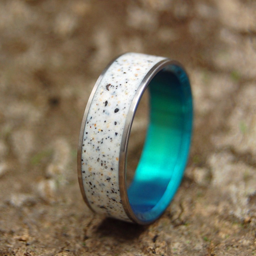 NAVAGIO BAY, GREECE | Greek Beach Sand - Wedding Ring - Minter and Richter Designs