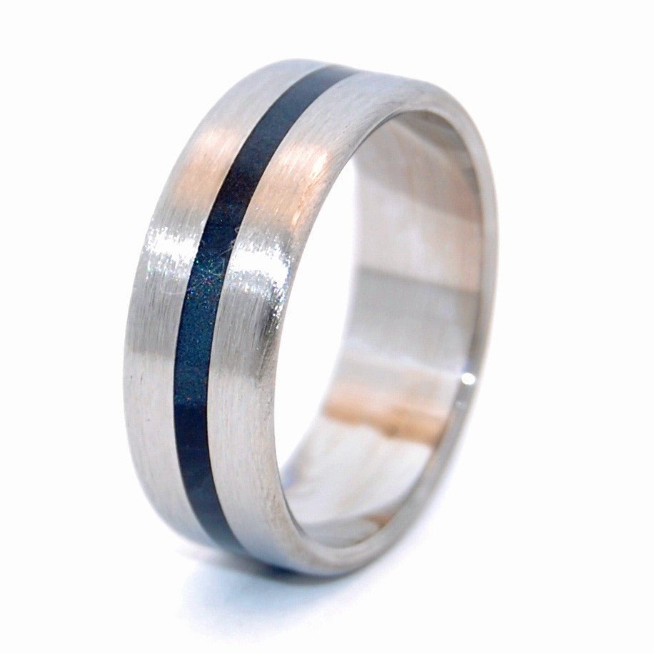 O'connor | Men's Black Steel Wedding Ring - Minter and Richter Designs