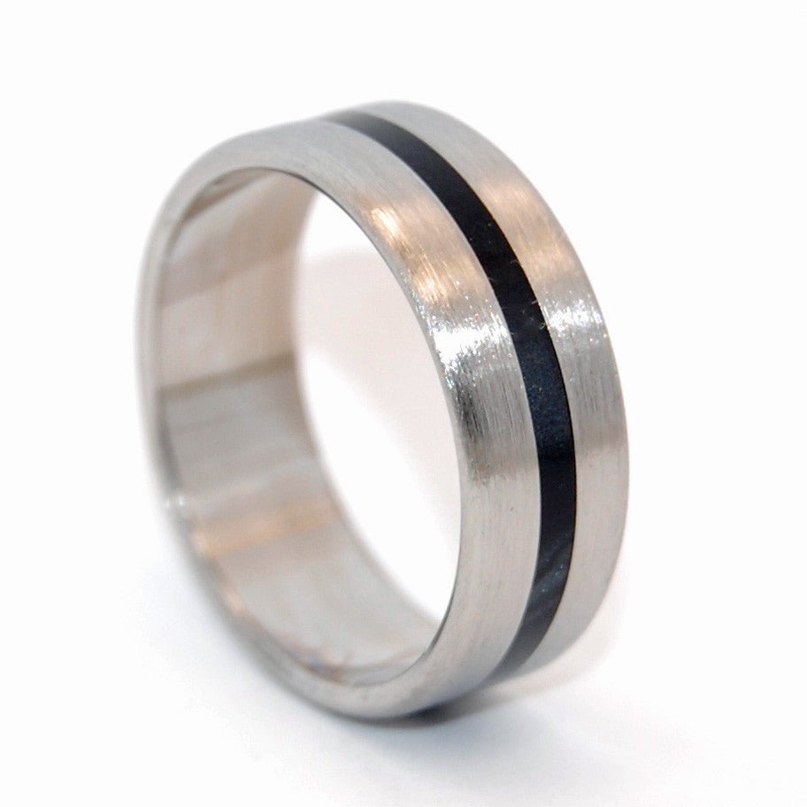O'connor | Men's Black Steel Wedding Ring - Minter and Richter Designs