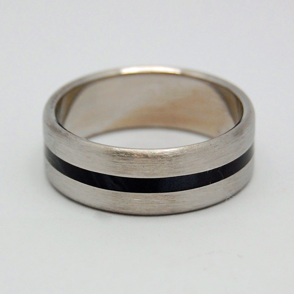O'connor | Men's Black Steel Wedding Ring - Minter and Richter Designs