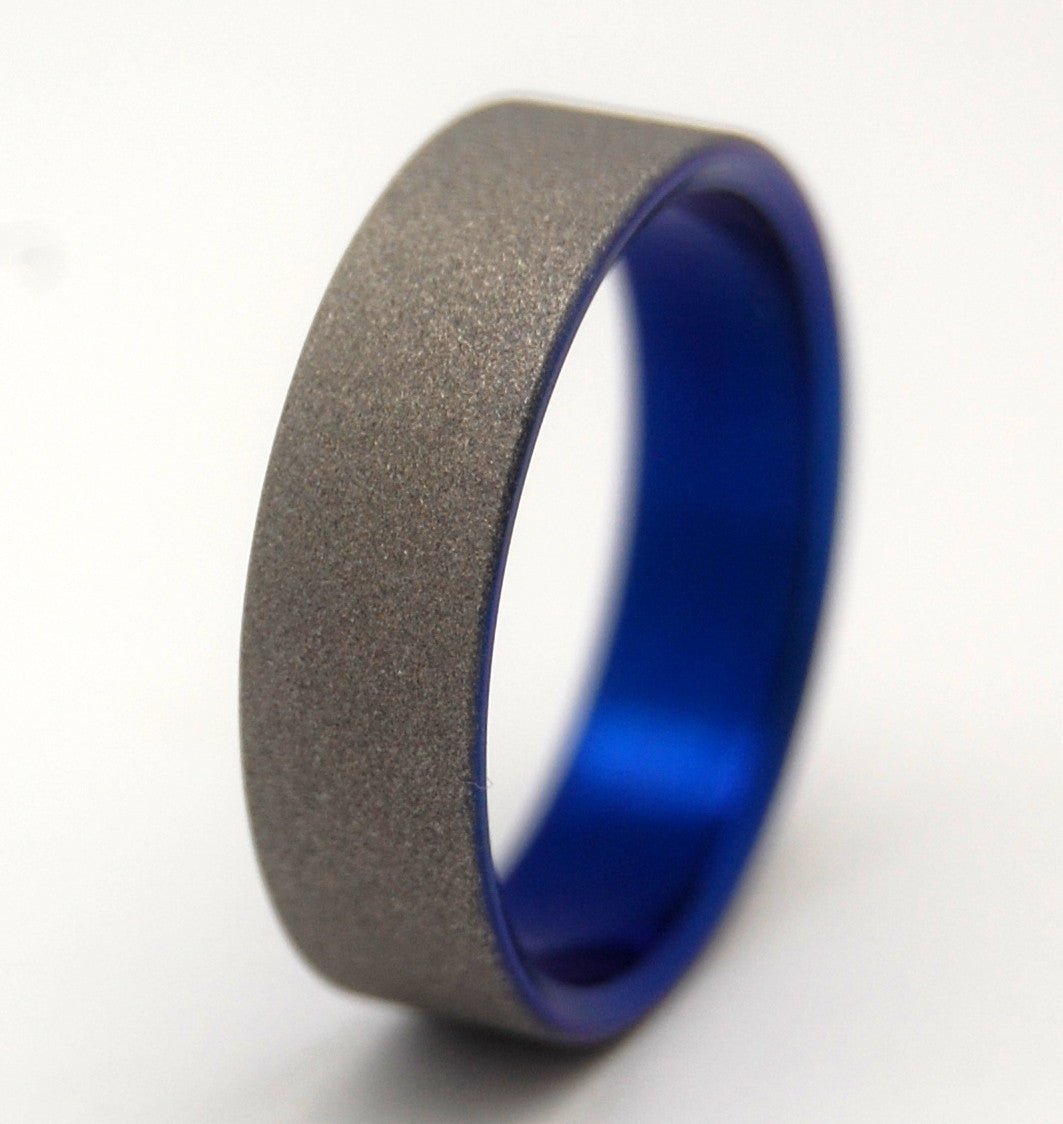 Off World | Men's Anodized Titanium Wedding Ring - Minter and Richter Designs