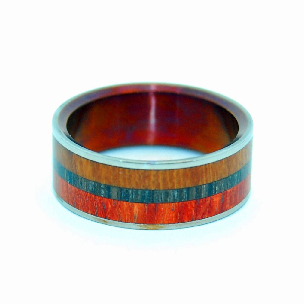 Old Soul | Men's Ancient Woods & Titanium Wedding Ring - Minter and Richter Designs