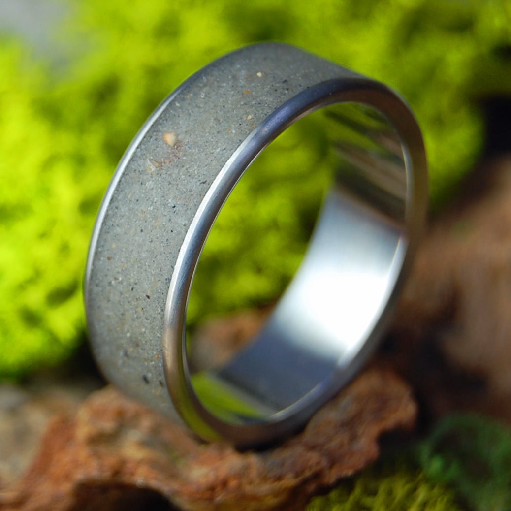 ONSLOW BEACH CAMP LEJEUNE | Onslow Beach NC Sand - Unique Wedding Ring - Minter and Richter Designs