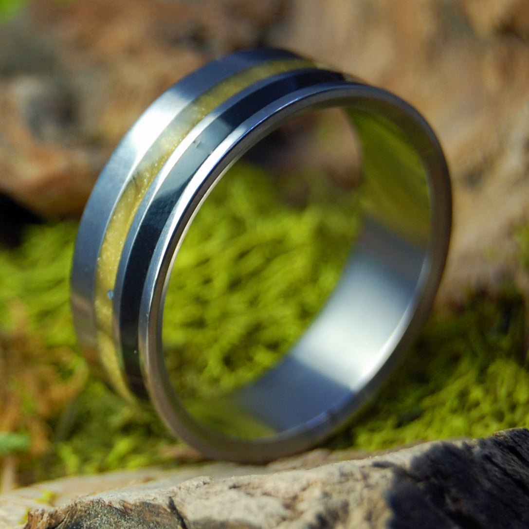 Out of Ashes Hope | Size 15 At 7.9mm | Unique Wedding Band | On Sale - Minter and Richter Designs