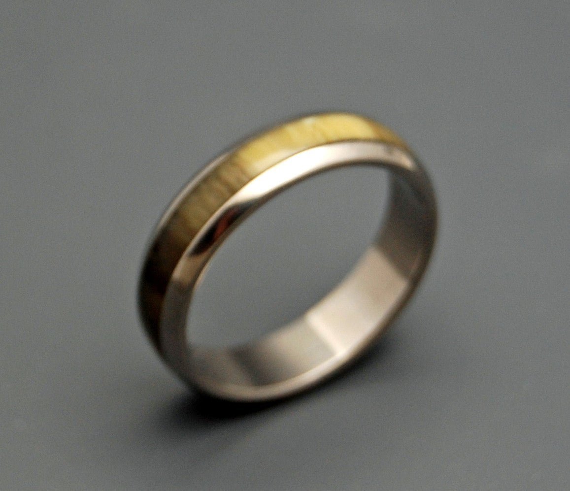 Palomino | Men's Horn & Titanium Wedding Ring - Minter and Richter Designs