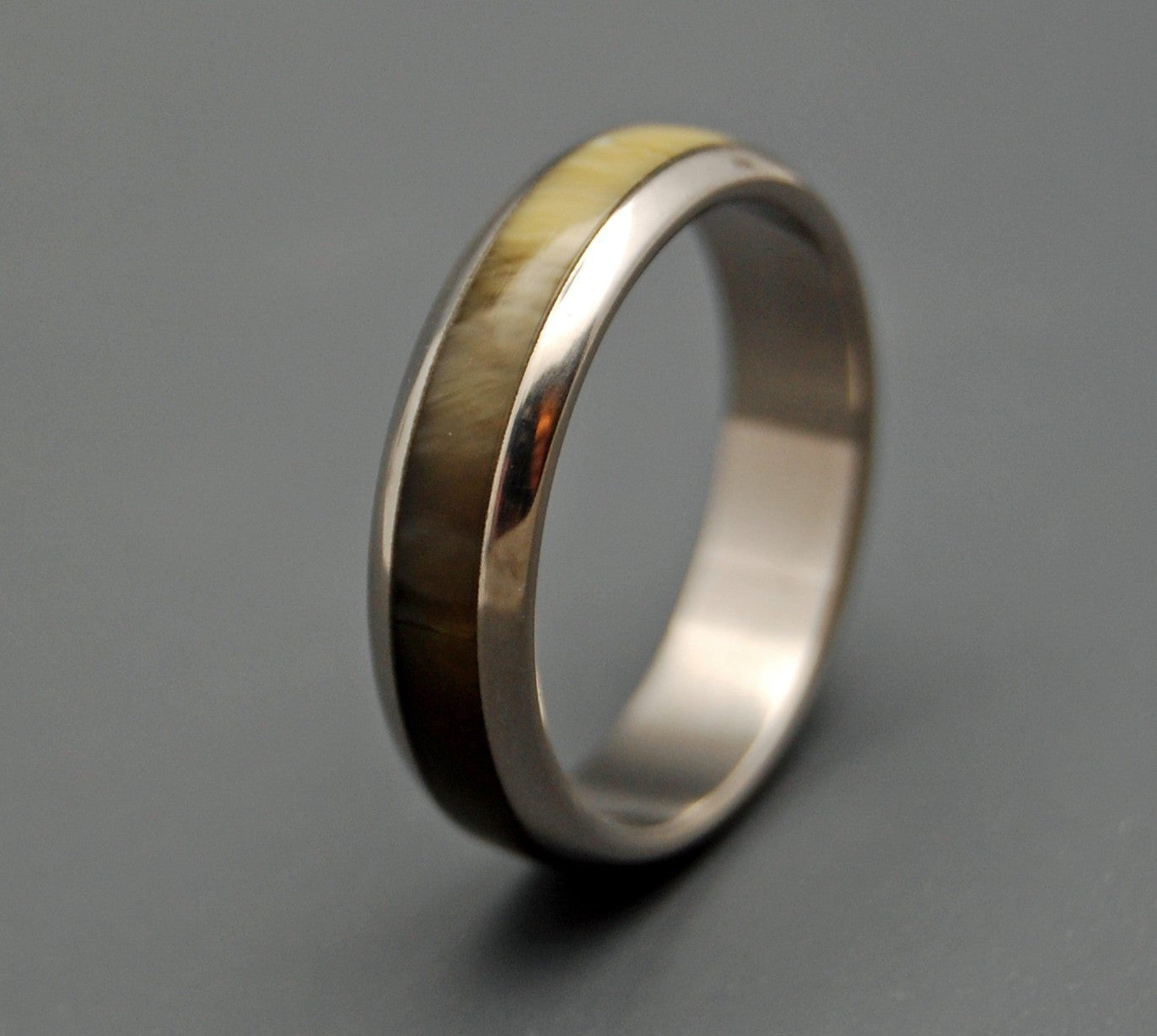Palomino | Men's Horn & Titanium Wedding Ring - Minter and Richter Designs