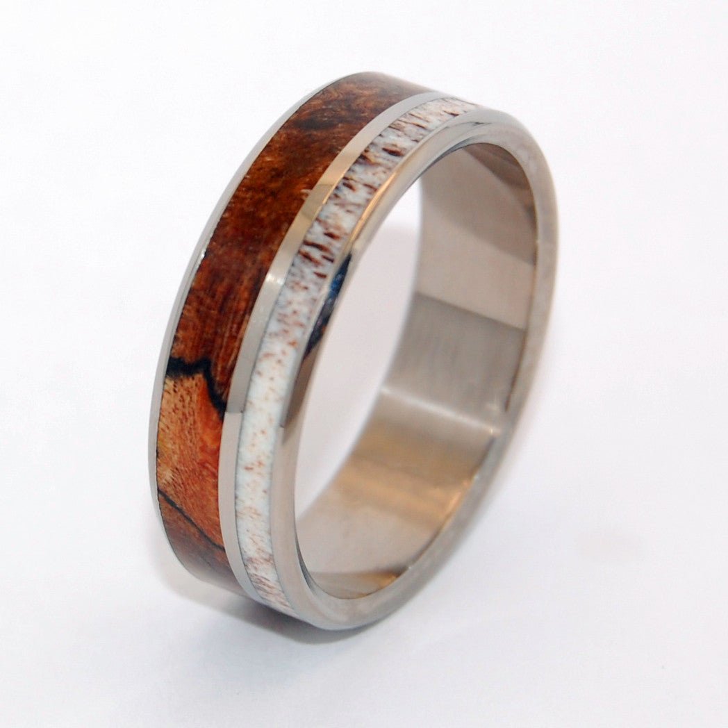 Partner | Men's Horn & Titanium Wedding Ring - Minter and Richter Designs