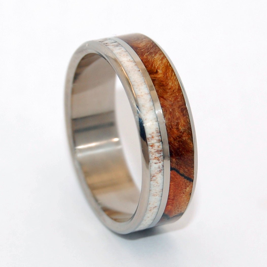 Partner | Men's Horn & Titanium Wedding Ring - Minter and Richter Designs