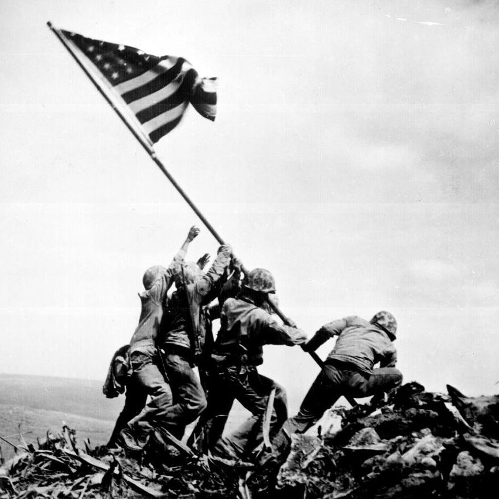 Sandblasted Gray Dawn At Iwo Jima | Men's Iwo Jima Beach Sand & Titanium Wedding Ring - Minter and Richter Designs