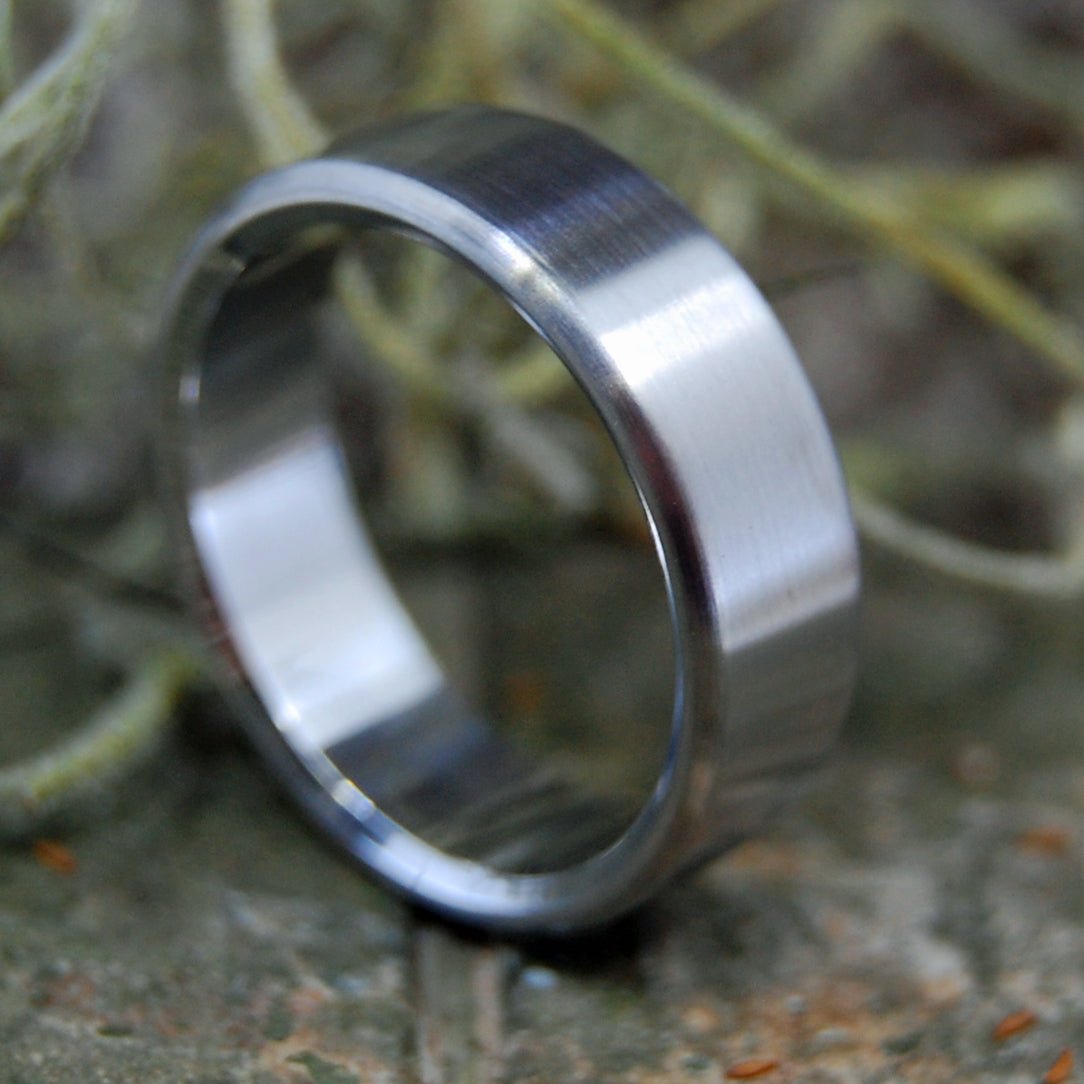 Satin Steel | Men's Satin Steel Wedding Ring - Minter and Richter Designs