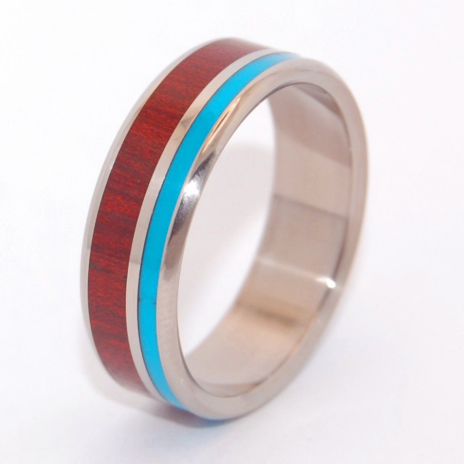 Shore Up My Heart | Men's Titanium Wedding Ring - Minter and Richter Designs