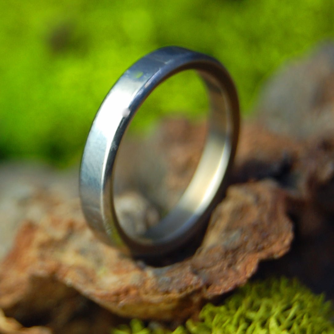 Slim Sleek Rounded | Size 4.5At 3.5mm | Titanium Wedding Ring | On Sale - Minter and Richter Designs