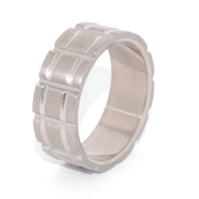 Star Killer Satin | Men's Satin & Titanium Wedding Ring - Minter and Richter Designs