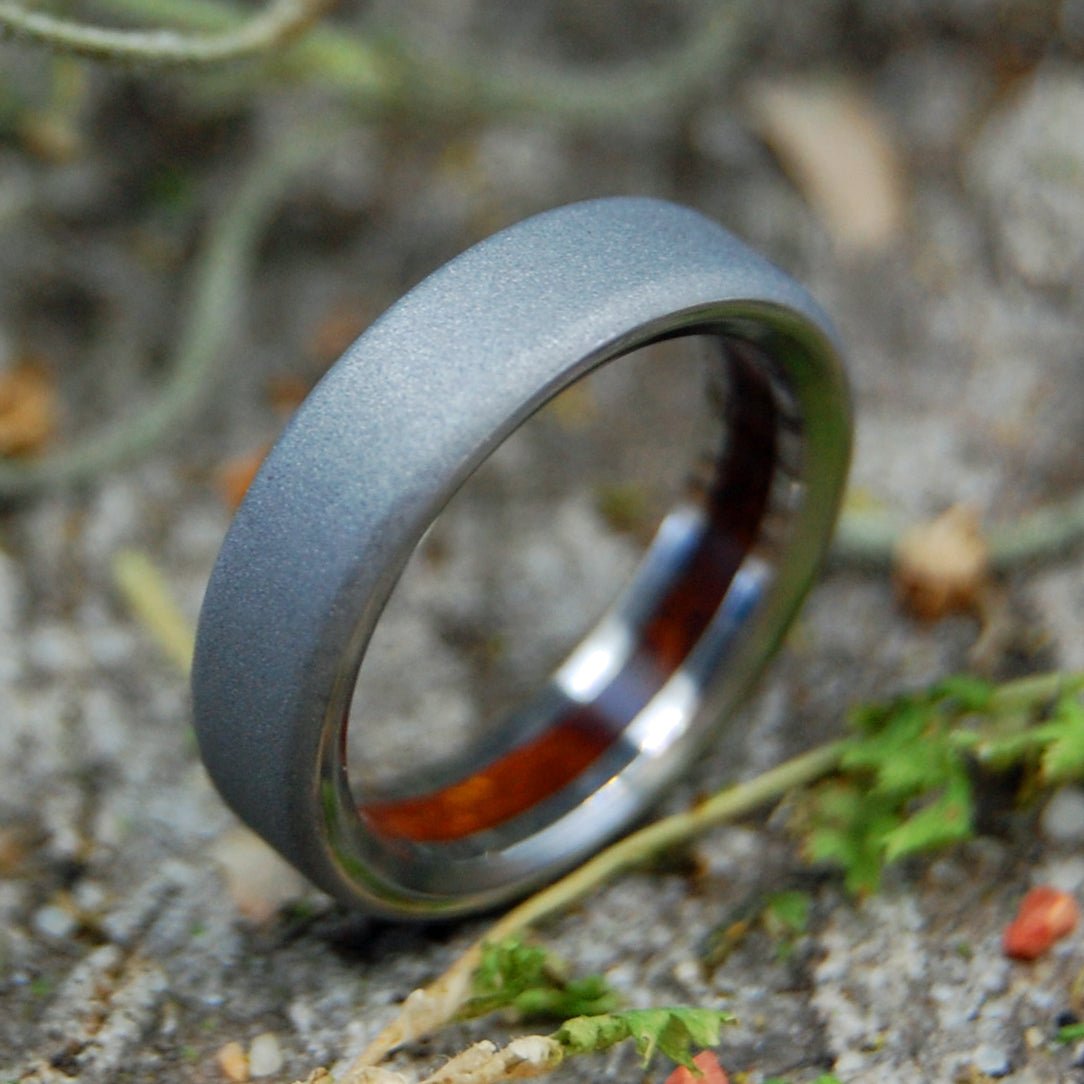 Texas Mesquite | Men's Mesquite Wood & Titanium Wedding Ring - Minter and Richter Designs
