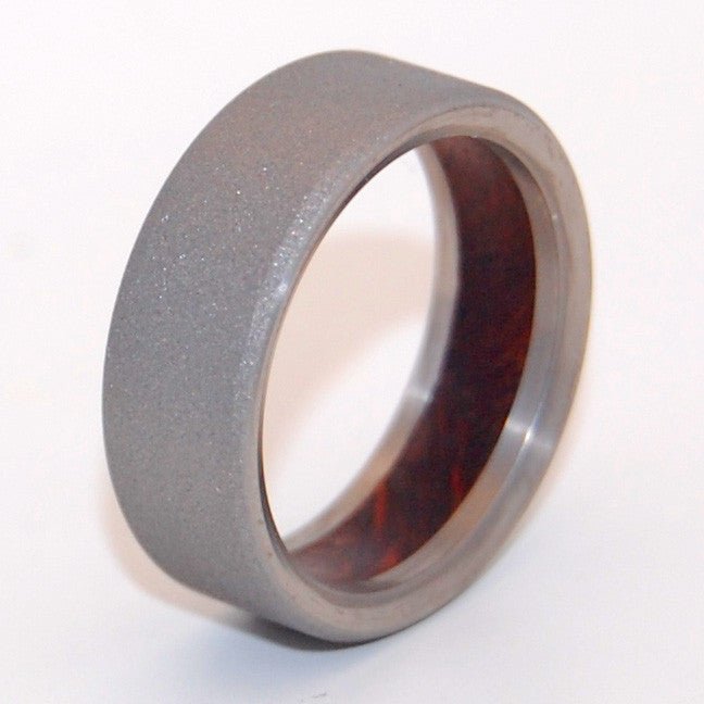Texas Mesquite | Men's Mesquite Wood & Titanium Wedding Ring - Minter and Richter Designs