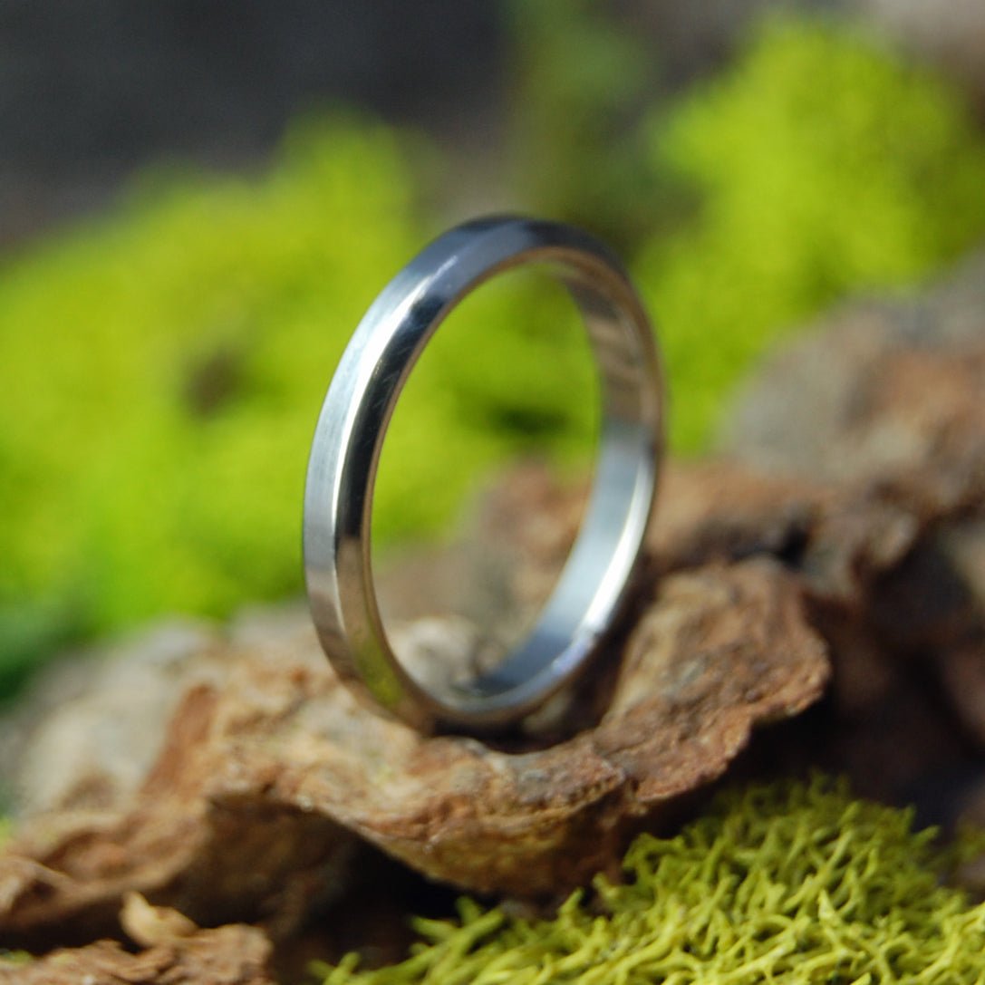 The Thin Line | Size 5.25 At 3mm | Titanium Wedding Ring | On Sale - Minter and Richter Designs