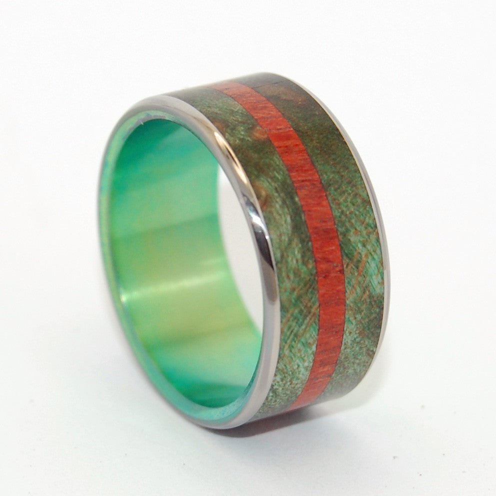 Through The Marsh | Men's Wood & Resin Wedding Ring - Minter and Richter Designs