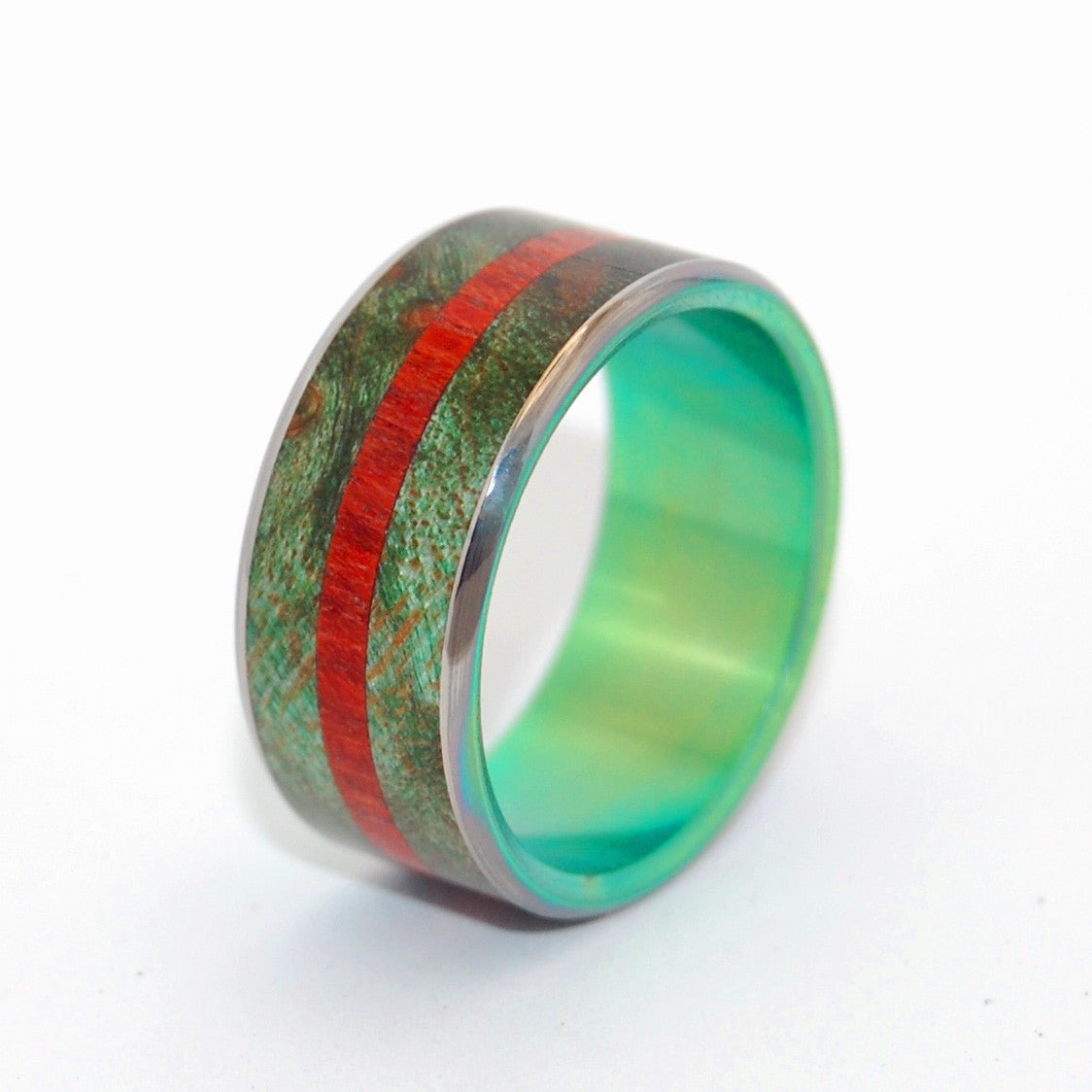 Through The Marsh | Men's Wood & Resin Wedding Ring - Minter and Richter Designs