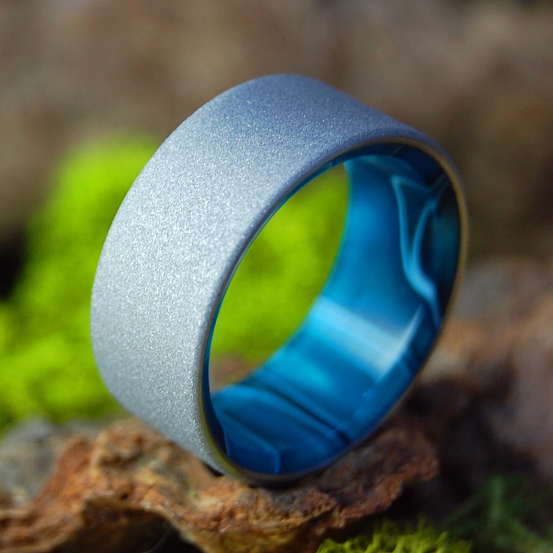Time Travel | Men's Titanium Wedding Ring - Minter and Richter Designs