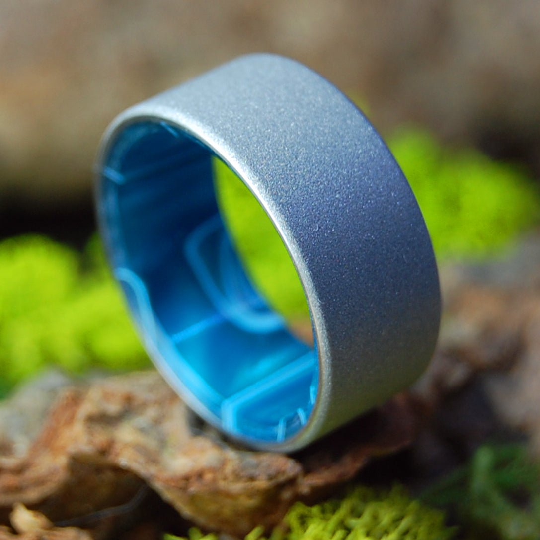 Time Travel | Men's Titanium Wedding Ring - Minter and Richter Designs