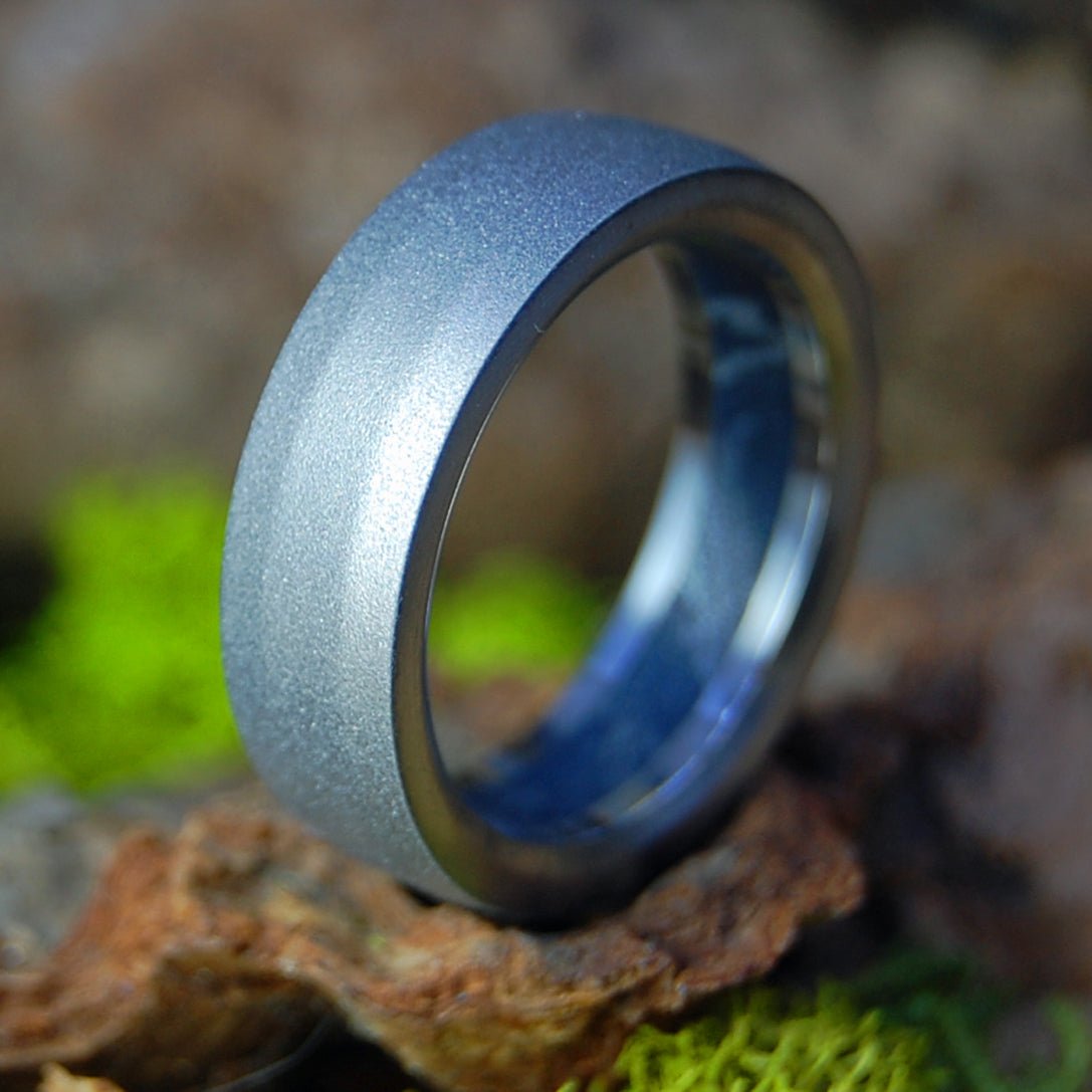 Unite | Men's Mokume Gane Titanium Wedding Ring - Minter and Richter Designs
