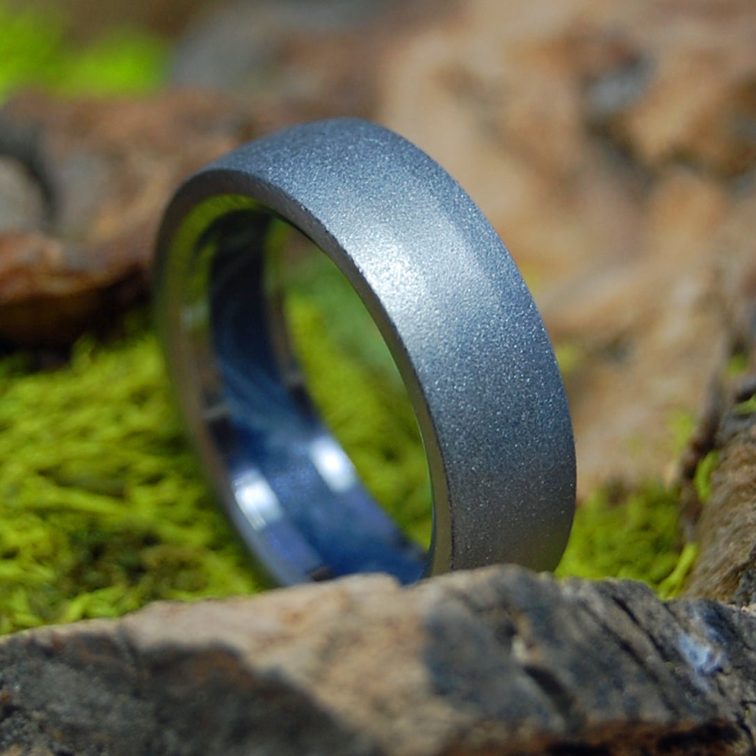 Unite | Men's Mokume Gane Titanium Wedding Ring - Minter and Richter Designs
