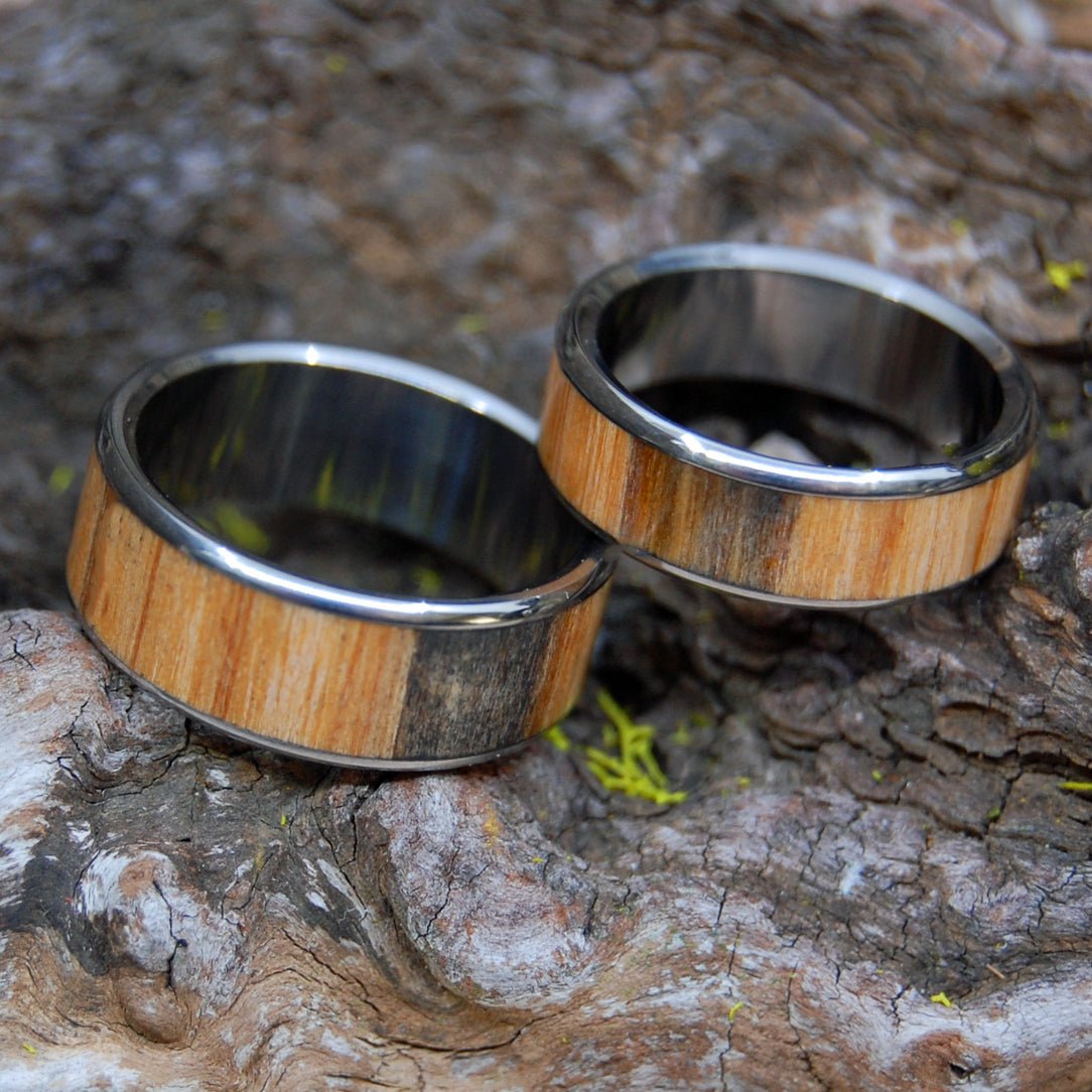 Uss Constitution - Set Sail 1797 | Uss Constitution Decking - War Memorabilia Wedding Ring - Minter and Richter Designs
