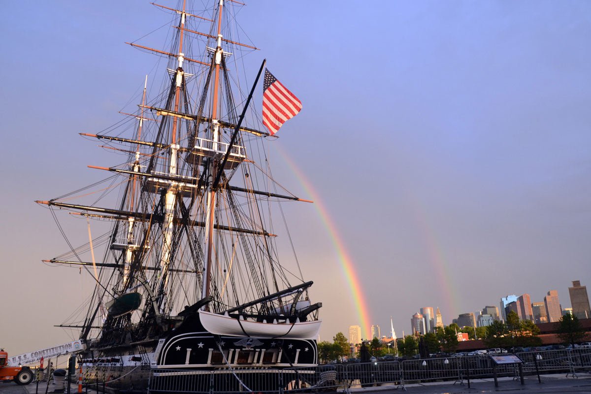 Uss Constitution War Of 1812 | Men's USS Constitution Decking, Boston Sand & Titanium Wedding Ring - Minter and Richter Designs