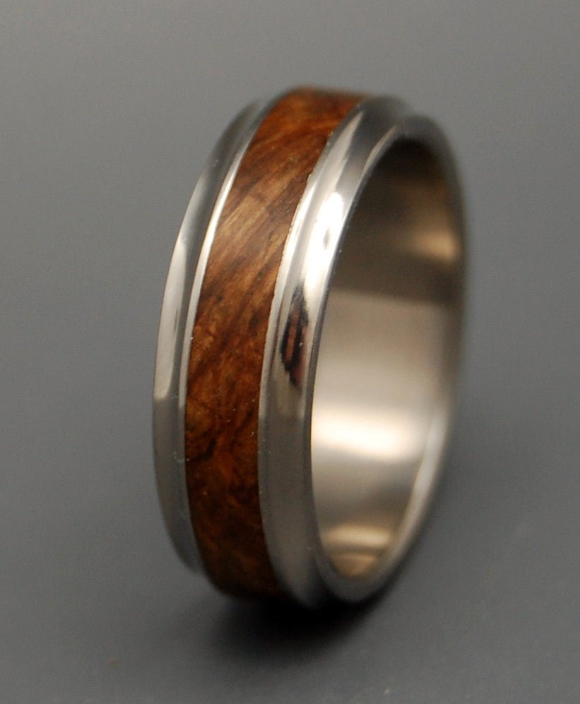 Windham | Men's Wood & Titanium Wedding Ring - Minter and Richter Designs