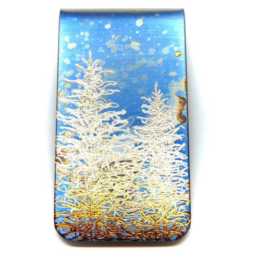 Winter Blues Money Clip - Minter and Richter Designs