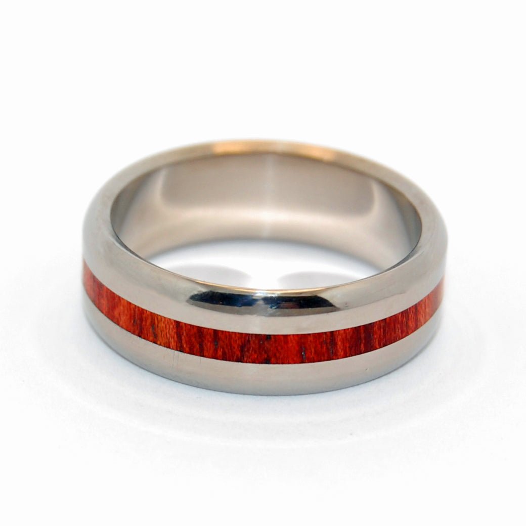 With Your Heart | Men's Wood Wedding Ring - Minter and Richter Designs