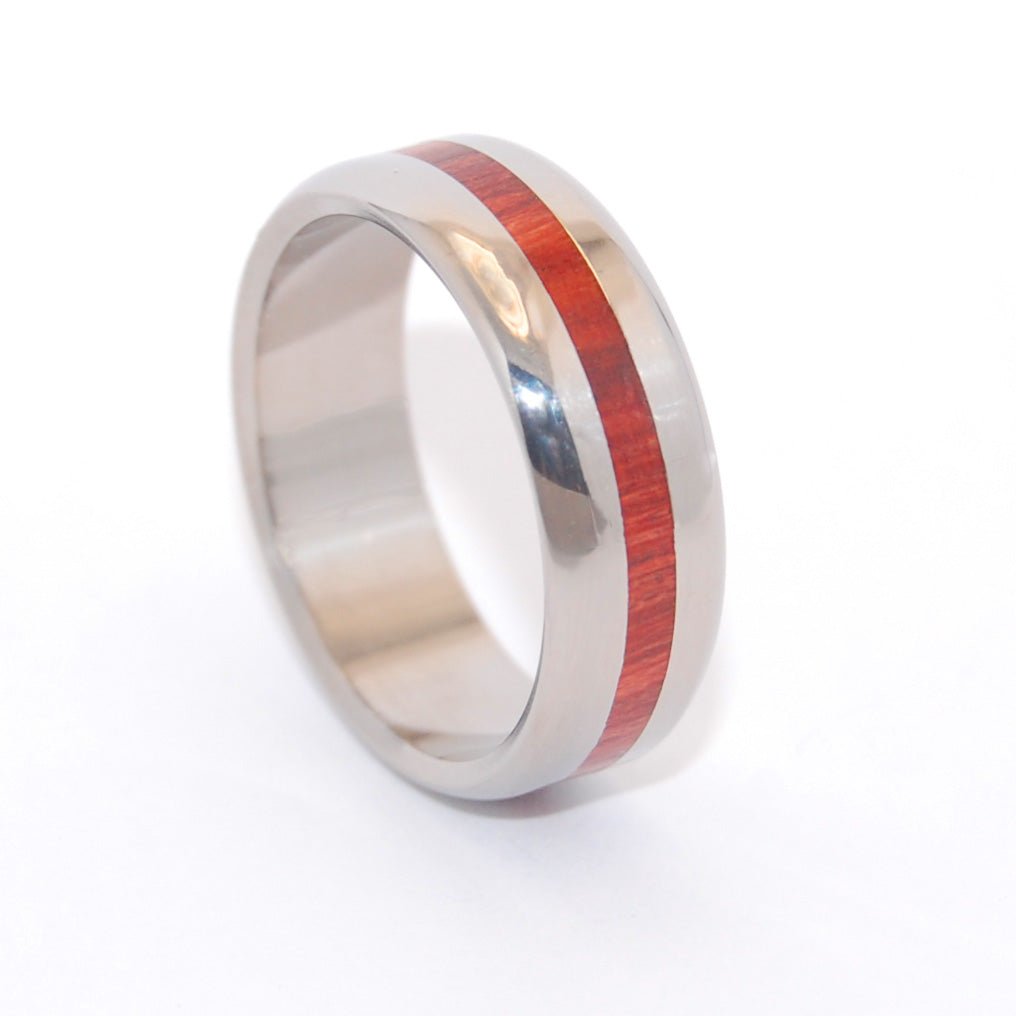 With Your Heart | Men's Wood Wedding Ring - Minter and Richter Designs