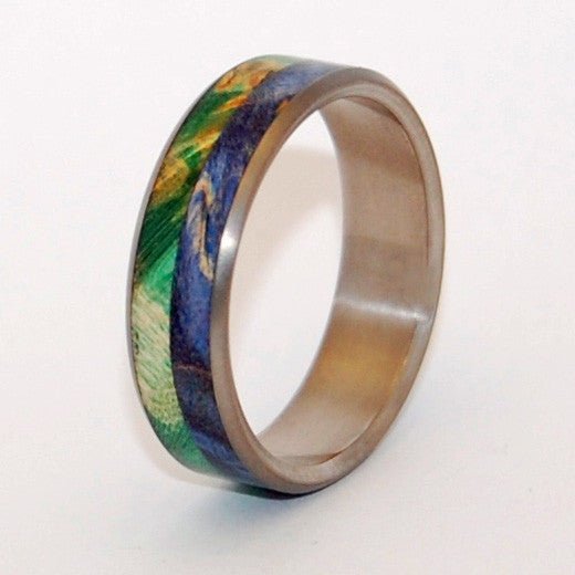 Wood And Titanium Wedding Ring | Men's Wood & Titanium Wedding Ring - Minter and Richter Designs
