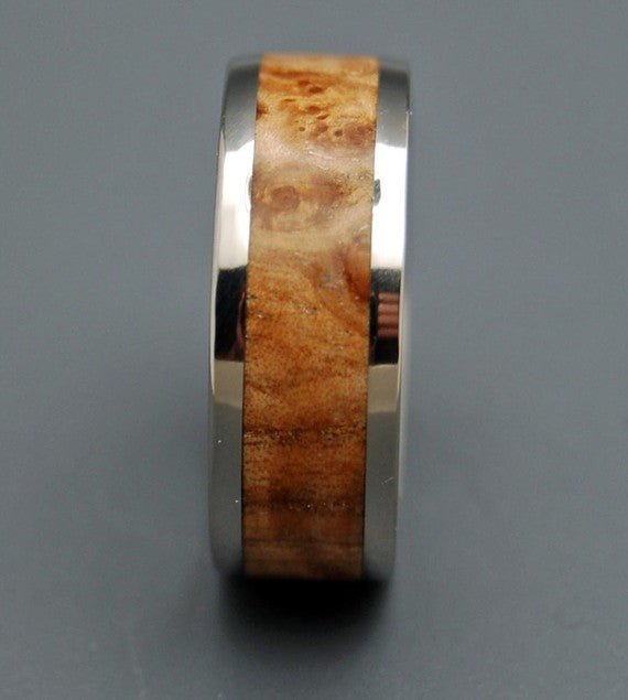 Woodstock | Men's Wood & Titanium Wedding Ring - Minter and Richter Designs