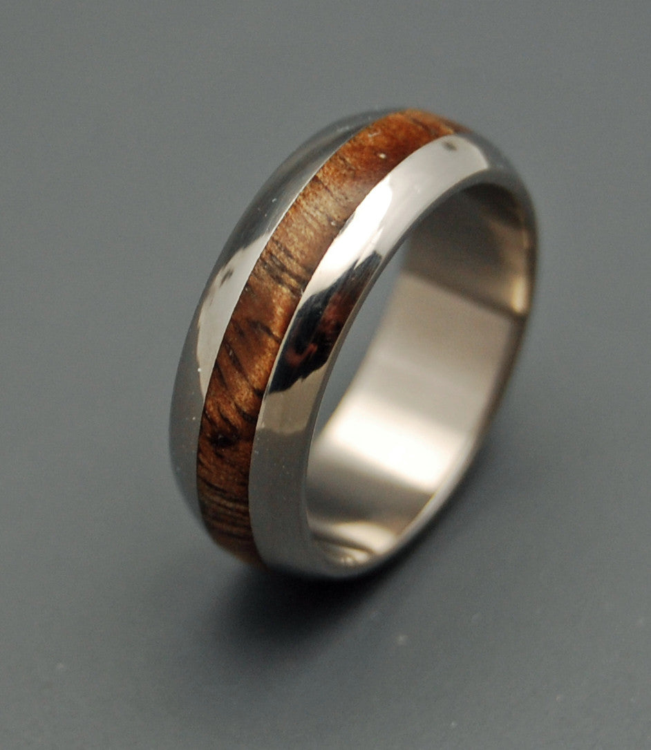 Minter + Richter | Titanium Rings - Koa Wood Rings