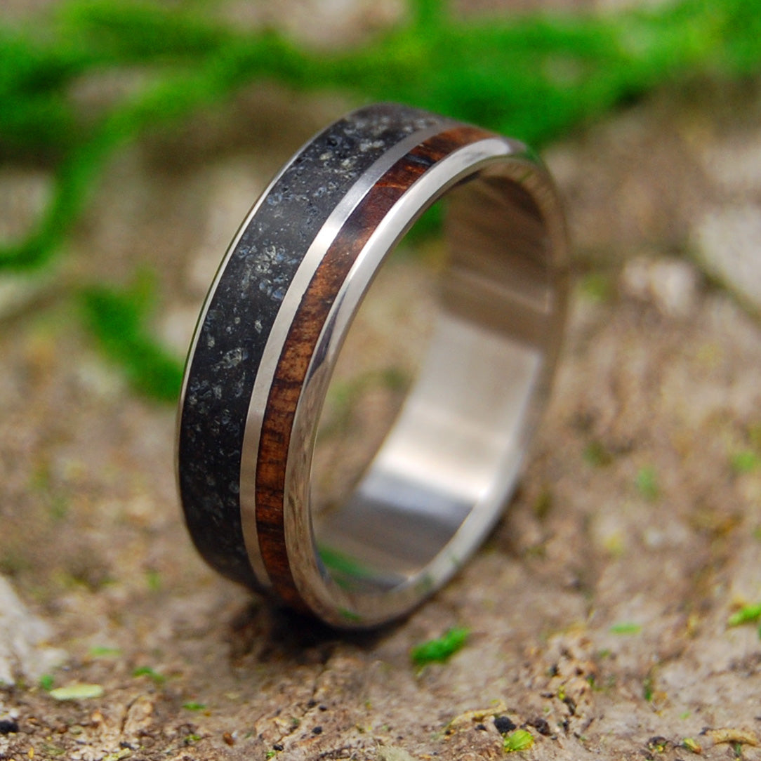 Mens koa sales wood wedding bands