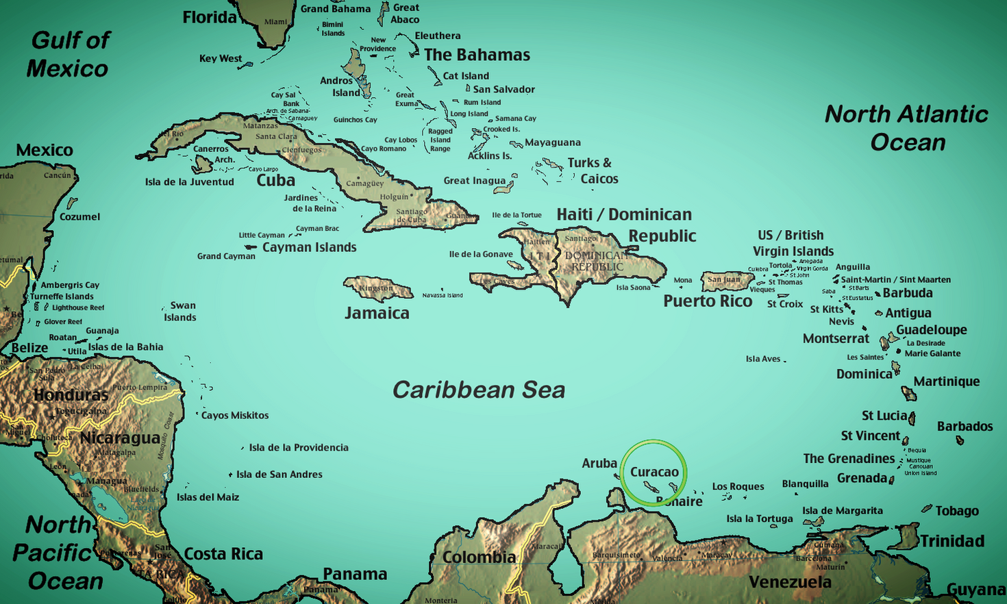 THE CARIBBEAN!