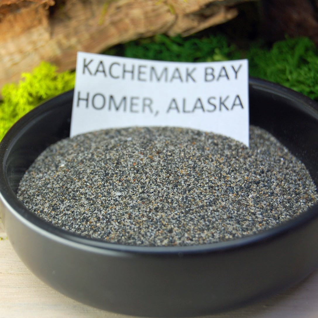 ALASKA Beach Sand Wedding Rings - Minter and Richter Designs