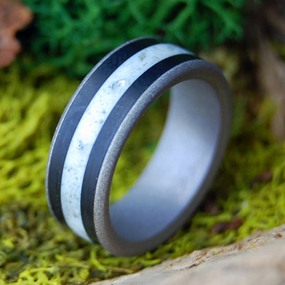 YES TO THE DRESS | Wedding Dress Fabric & Titanium Wedding Ring