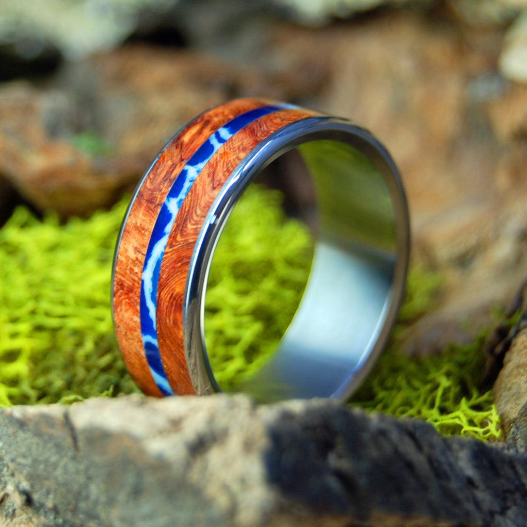 Custom Mens Wedding Bands, Handmade Titanium Rings