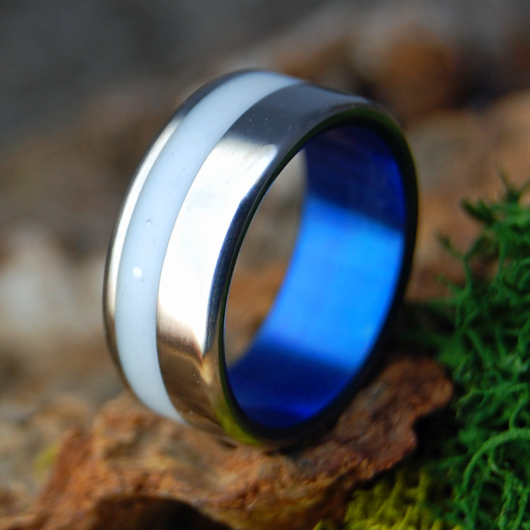 HER DRESS ON OUR DAY | Wedding Dress Fabric & Titanium Wedding Ring